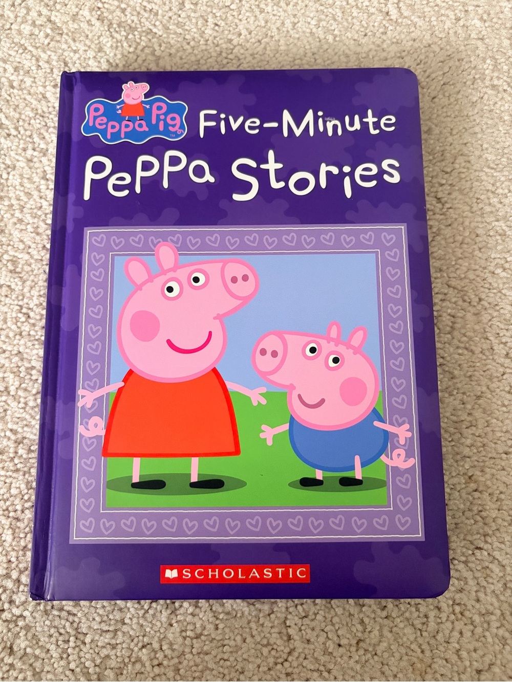 Peppa Pig Five-Minute Peppa Stories - Purple